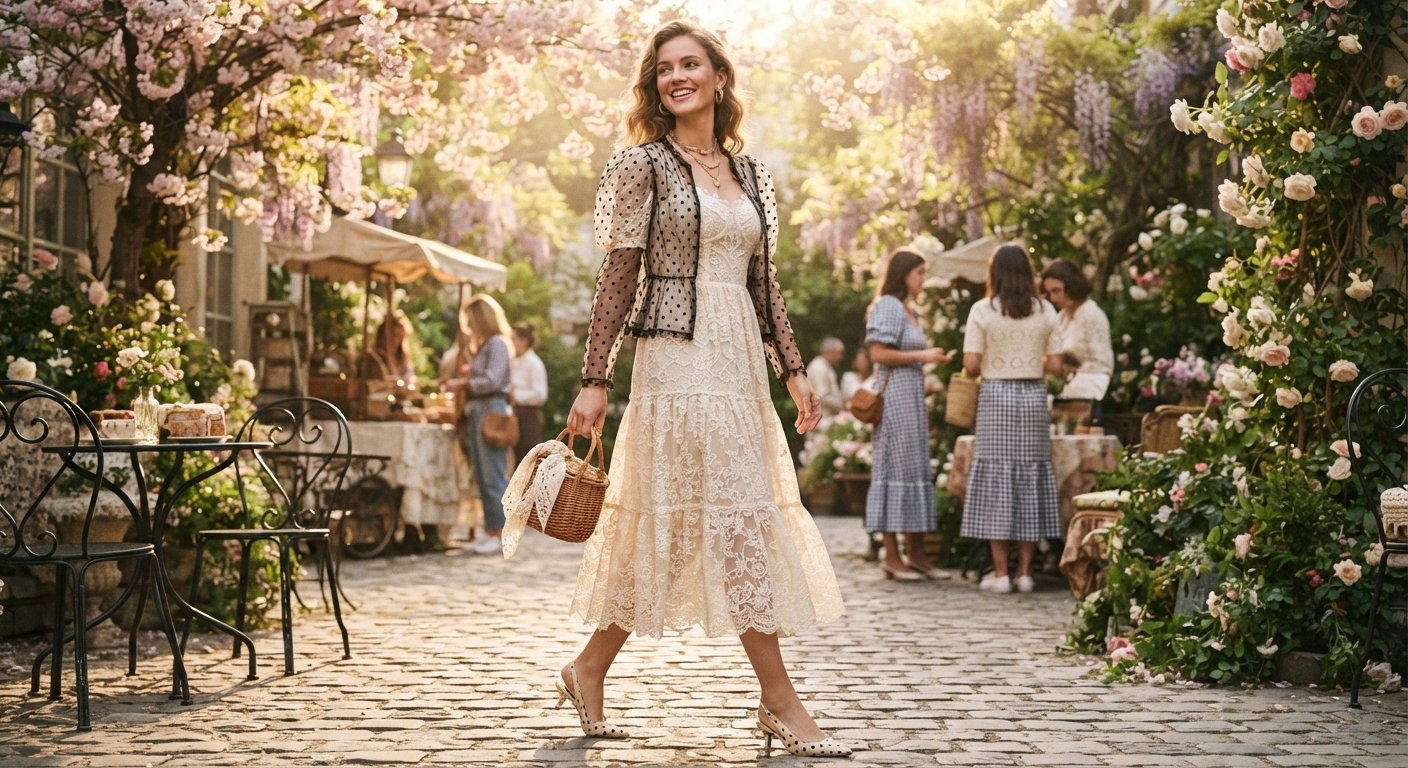 2026 Spring Fashion Trends: Polka Dots, Lace & Nostalgia Are Back